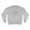 Breast Cancer Awareness Sweatshirt — "I could lose my hair but I’m never going to lose my faith" Pink Ribbon Design